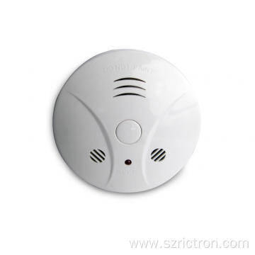 high sensitivity 9v DC battery home security smoke alarm